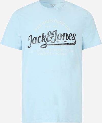 Jack & Jones Plus Camiseta 'LOUIE' en azul claro / negro / blanco, Vista del producto