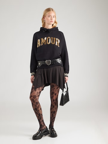 Sweat-shirt 'Amour' miss goodlife en noir