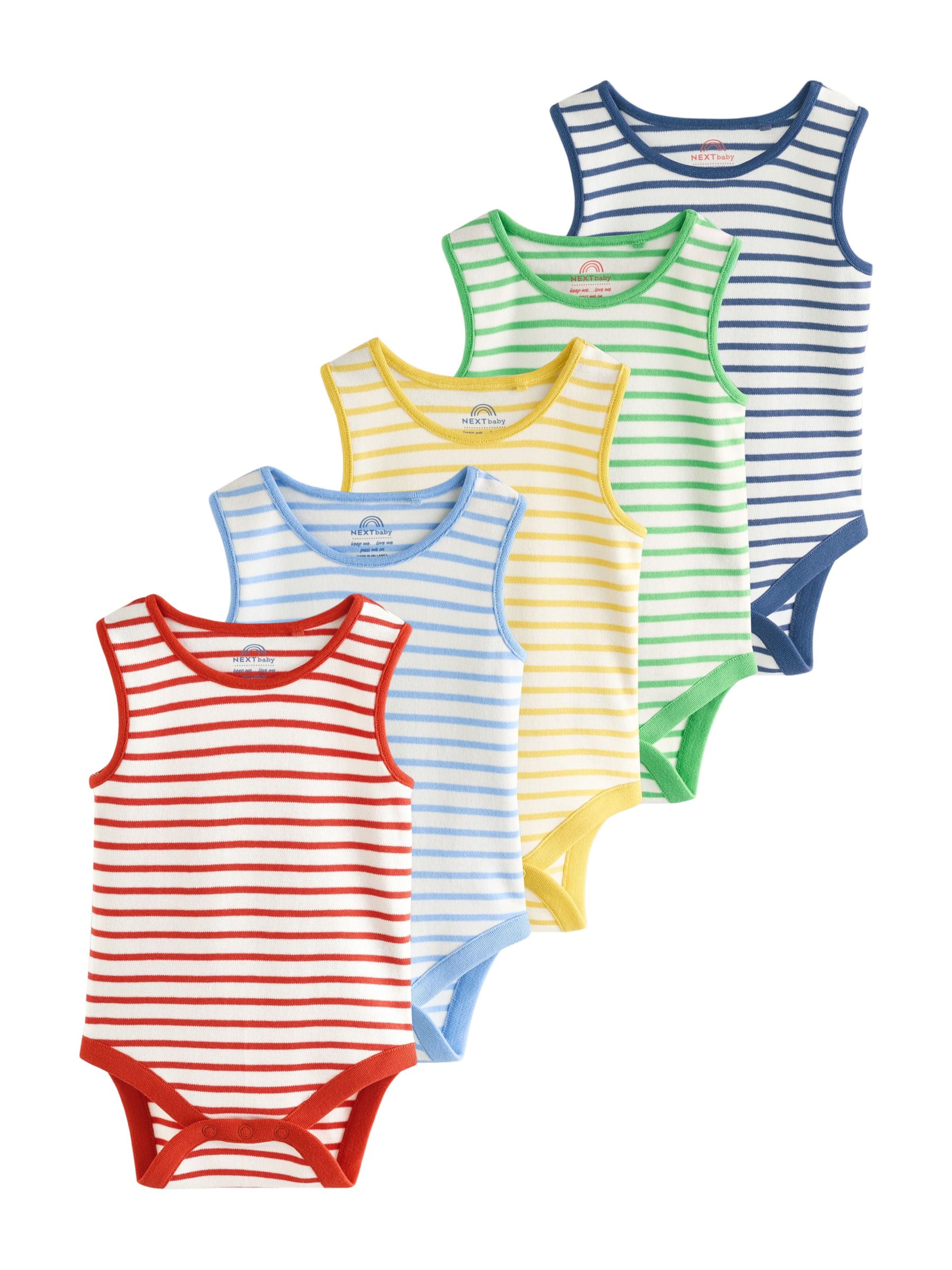 Next Ползунки/боди в Синий: спереди