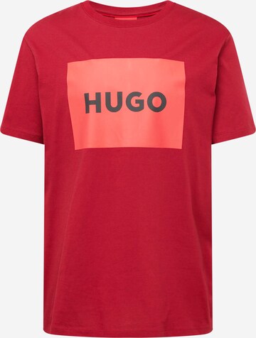 HUGO Shirt 'Dulive222' in Red: front
