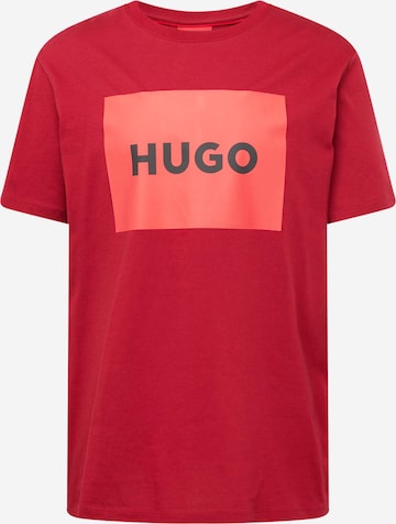 HUGO Red Shirt 'Dulive222' in Rood: voorkant