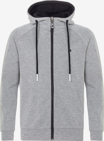 Redbridge Zip-Up Hoodie 'East Kilbride' in Grey: front