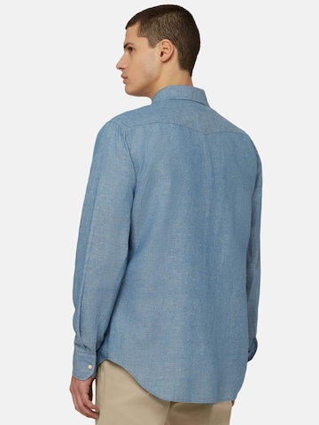 Coupe regular Chemise Boggi Milano en bleu