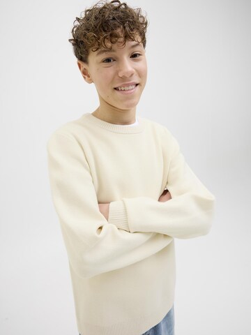 Pull-over Jack & Jones Junior en blanc