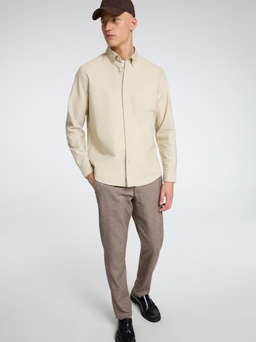 SELECTED HOMME Regular Chinobyxa 'SLHMiles' i brun