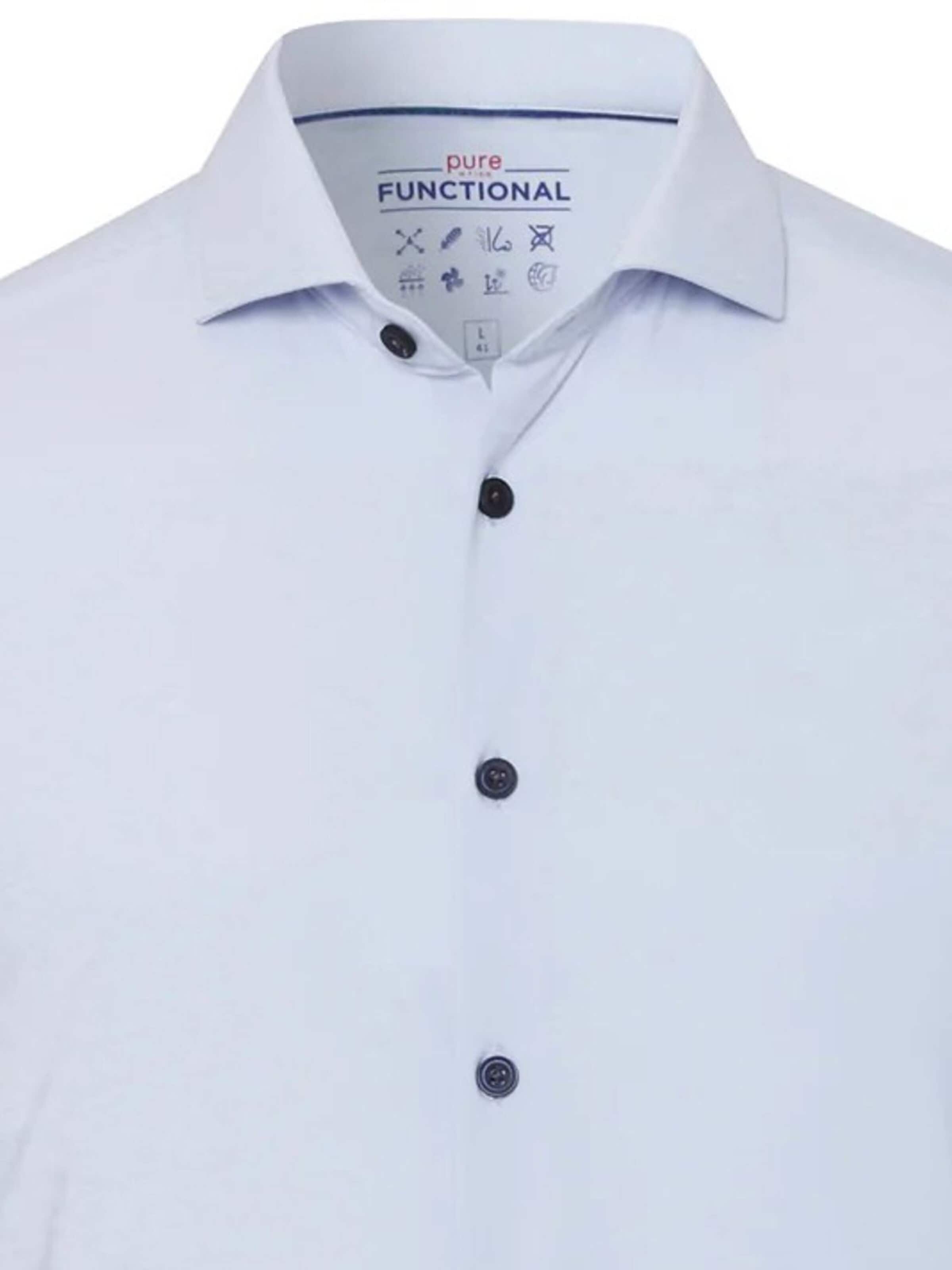 PURE Slim Fit Hemd‌‌‌‌‌ in Blau