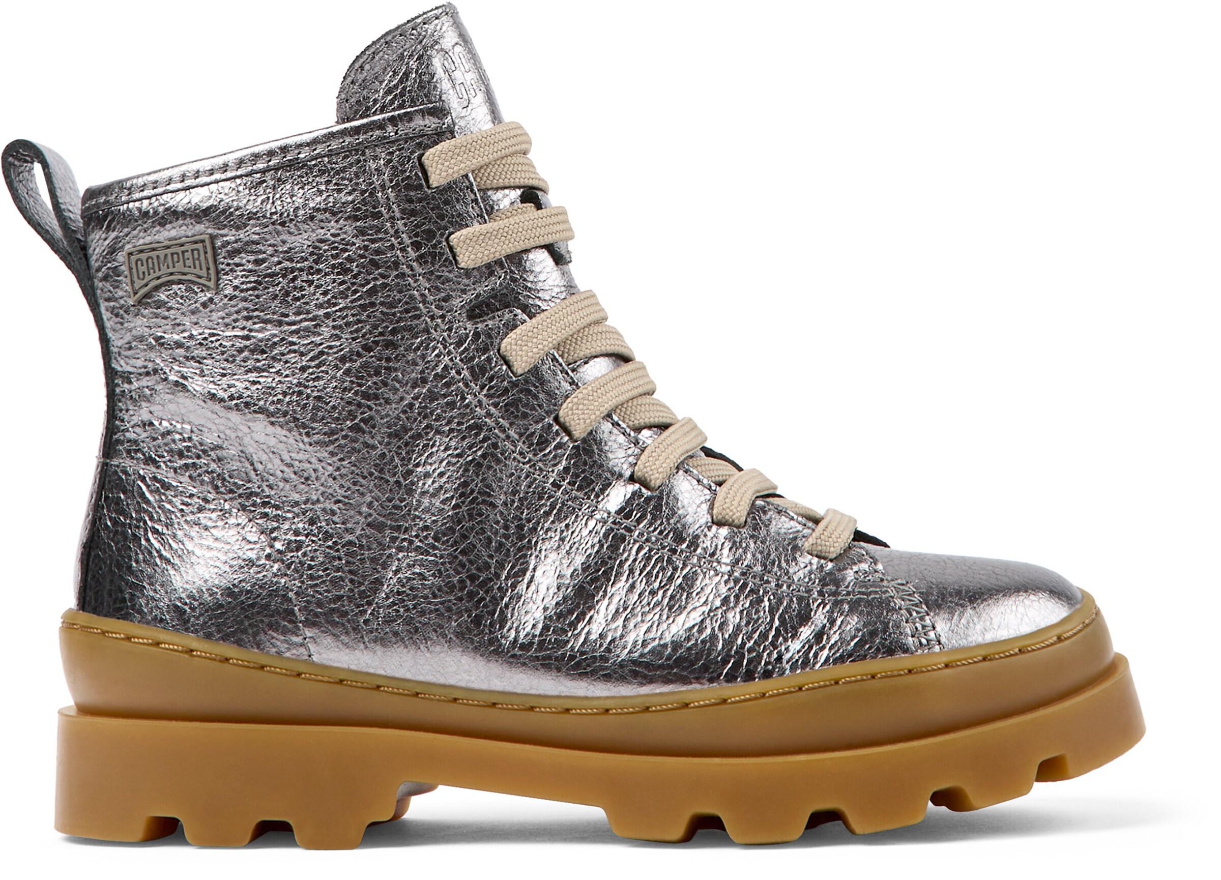 CAMPER Stiefelette 'Brutus' in Silber
