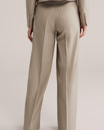 Wide leg Pantaloni con piega frontale di WE Fashion in grigio