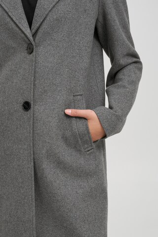 Oxmo Between-Seasons Coat 'Neta' in Grey