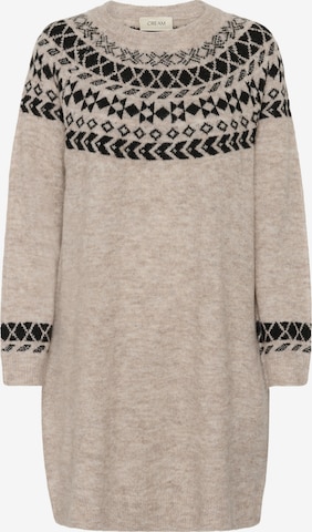 smėlio Cream Megzta suknelė 'CRCherrie': priekis