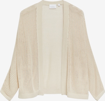 Cardigan COMMA en beige : devant