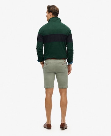 Regular Pantalon chino 'Vintage International' Superdry en vert