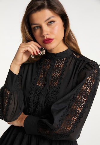 faina Blouse in Zwart