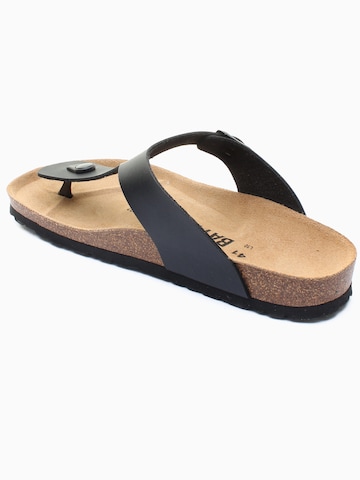 Bayton T-Bar Sandals 'Mercure' in Black