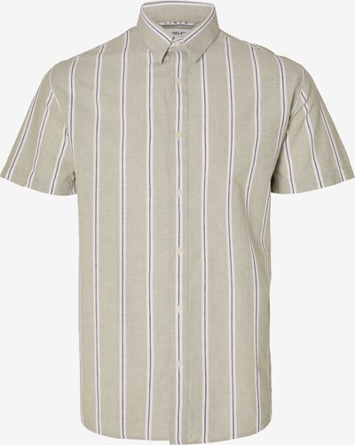 SELECTED HOMME Camisa em cinzento / antracite / branco, Vista do produto
