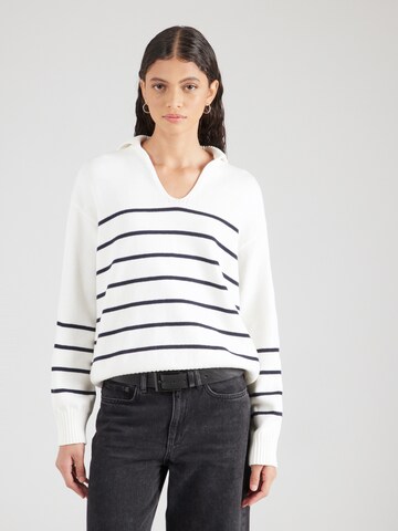 Pulover 'BILLY' de la Max Mara Leisure pe alb: față