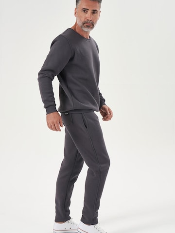 LOUIS LECLER Slim fit Trousers 'Lucien' in Grey