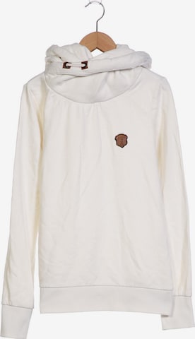 naketano Sweatshirt & Zip-Up Hoodie in L in White: front