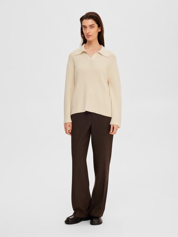 Pullover 'Hilma' di SELECTED FEMME in beige