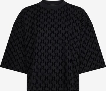 Karl Lagerfeld Sweatshirt in Schwarz: predná strana