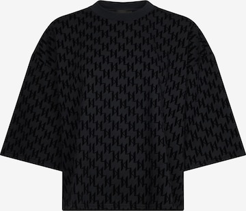 Karl Lagerfeld Sweatshirt in Black: front