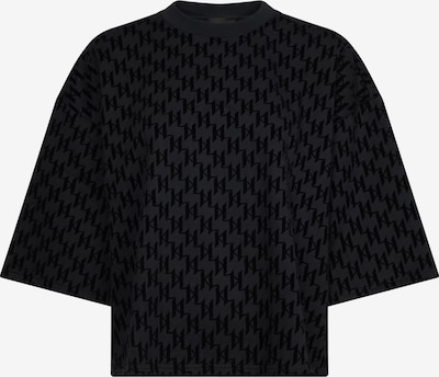 Bluză de molton Karl Lagerfeld pe negru, Vizualizare produs