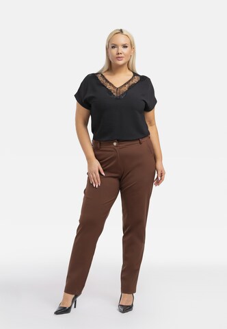 Regular Pantalon 'JIMMY ' Karko en marron