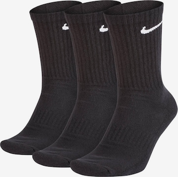 NIKE Athletic Socks in Black
