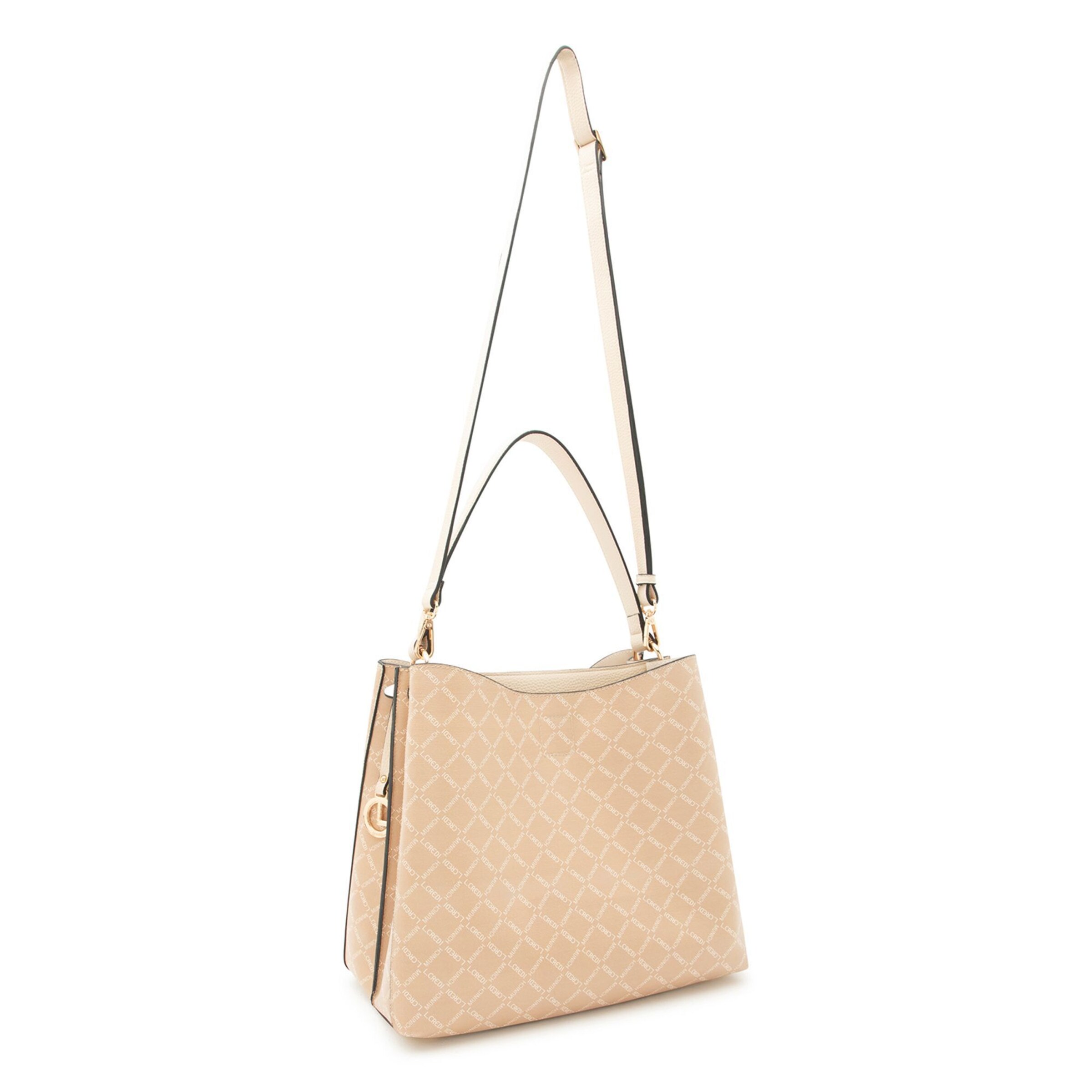Sac bandoulière 'Filiberta' L.CREDI en beige