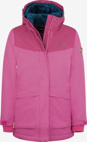 TROLLKIDS Winter Jacket in Purple: front