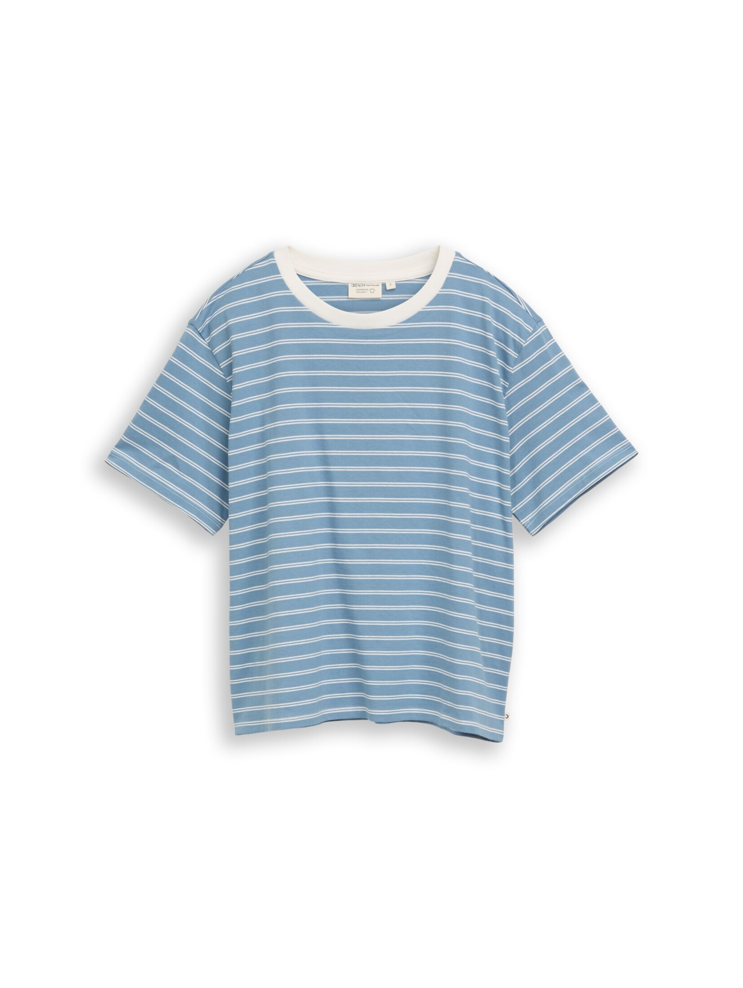 TOM TAILOR DENIM T-Shirt in Blau: Vorderseite