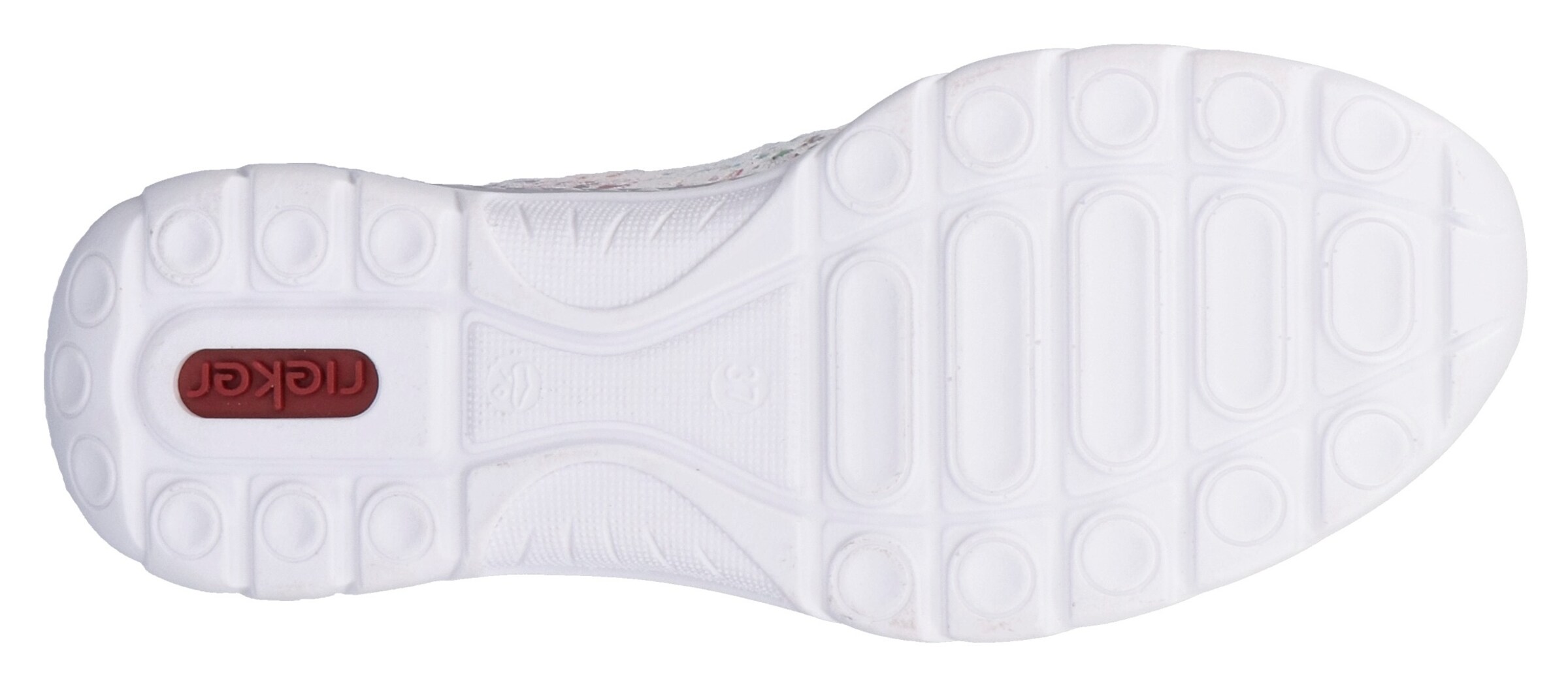 Baskets basses Rieker en blanc