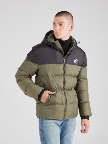 INDICODE JEANS Jacke 'Alanin' in Grün: Vorderseite