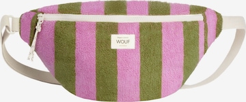 Marsupio 'Terry Towel' di Wouf in rosa: frontale