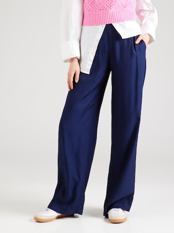 Wide Leg Pantalon ESPRIT en bleu : devant