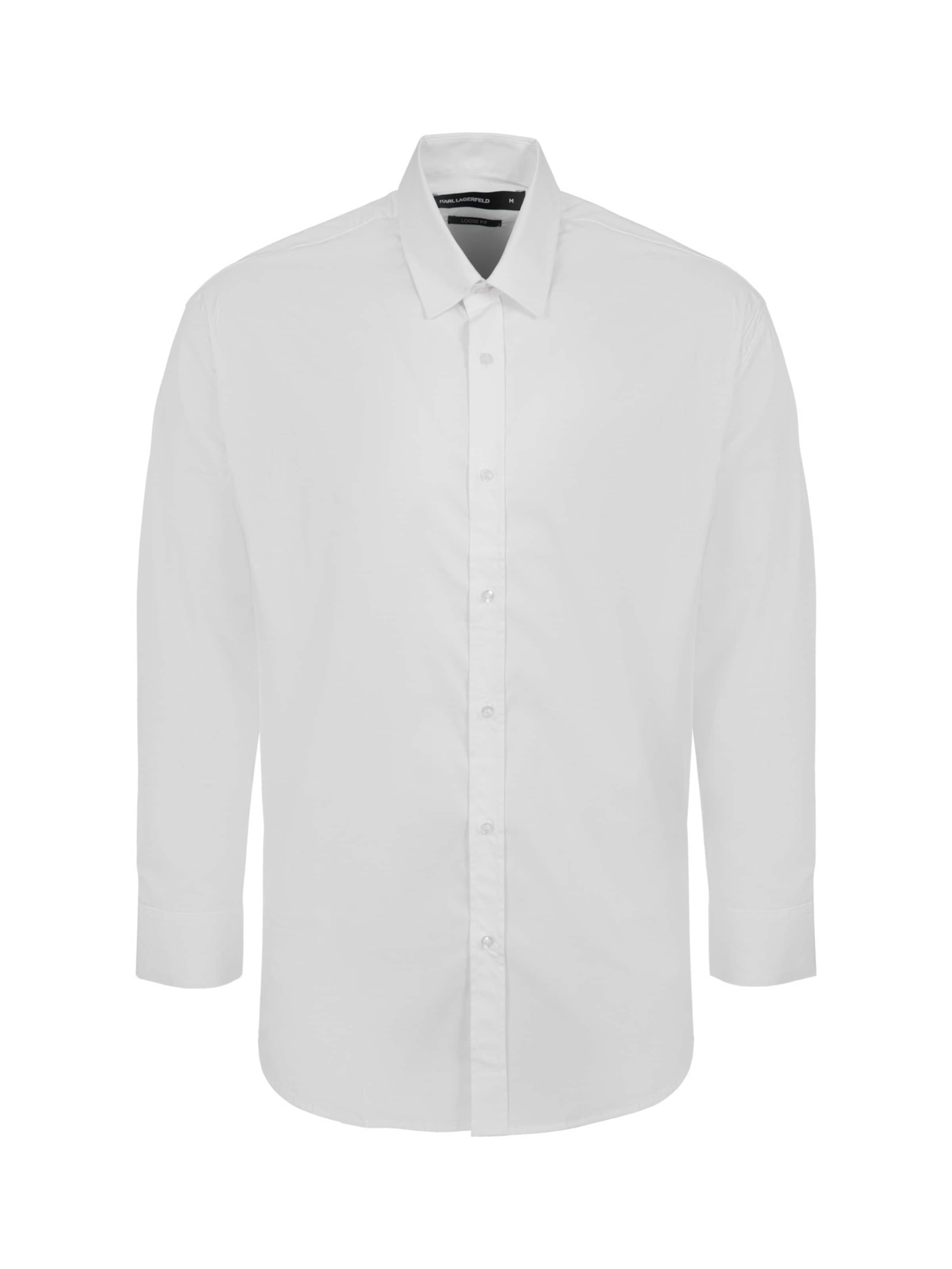 Comfort fit Camicia di Karl Lagerfeld in bianco: frontale