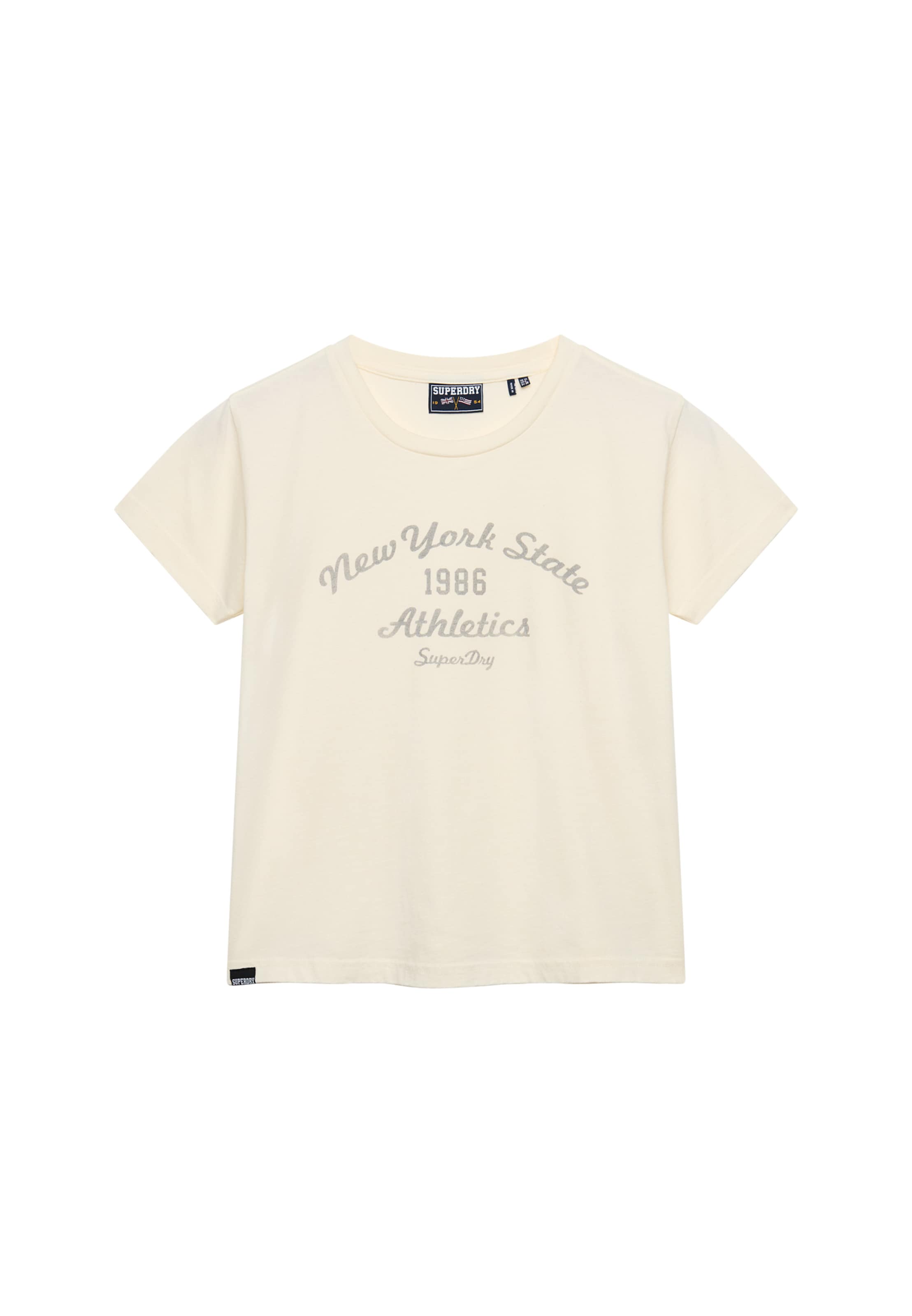 Superdry & Co Shirt 'Athletic Essentials' in Wit: voorkant