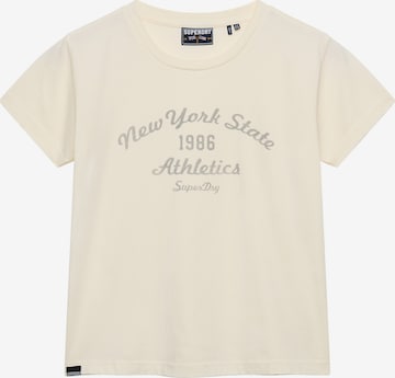 Superdry & Co Shirt 'Athletic Essentials' in Wit: voorkant