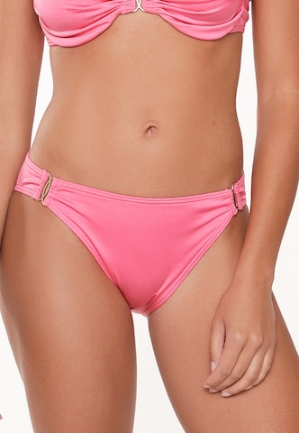 LingaDore Bikini Bottoms in Pink: front