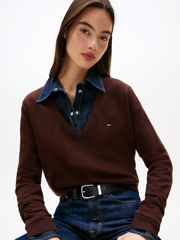 Tommy Jeans Свитер 'ESSENTIAL' в Коричневый