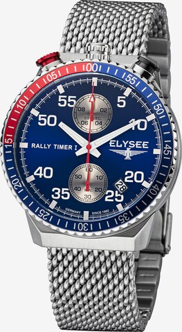 ELYSEE Analog Watch 'Rally Timer I' in Silver: front