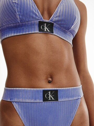 Calvin Klein Swimwear Regular Bikinibroek in Blauw
