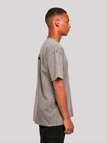 T-Shirt 'Escape Discover the World Asian Town' F4NT4STIC en gris