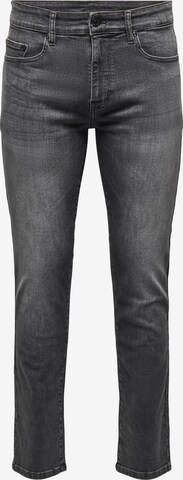 Only & Sons Regular Jeans 'WEFT' in Grijs: voorkant