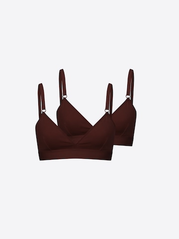 Bustier Soutien-gorge 'CASUAL COTTON' Erlich Textil en marron