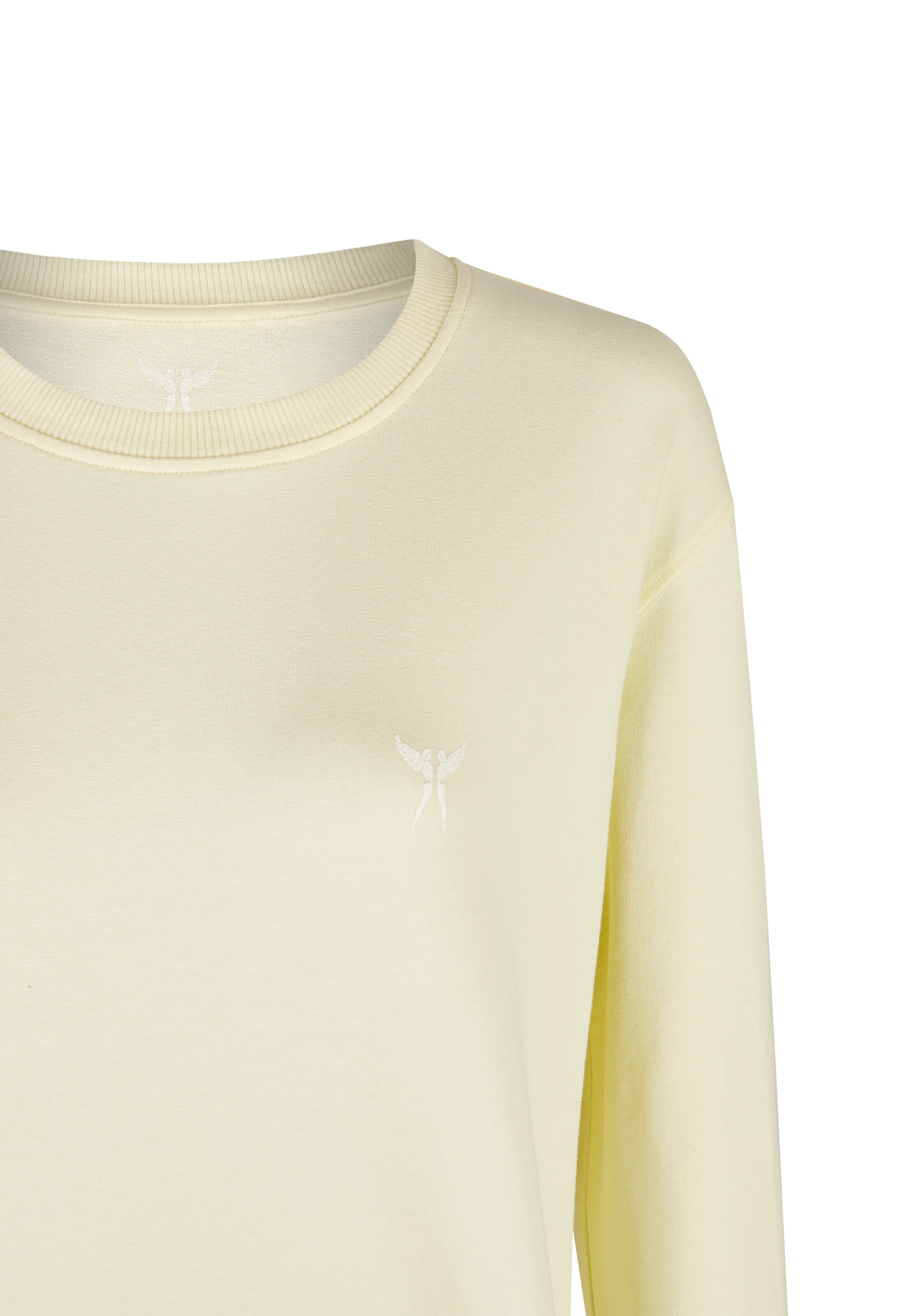 Frauen Sweat Angels Sweatshirt in Pastellgelb - RE79086 Frauen Sweat Angels Sweatshirt in Pastellgelb - RE79086
