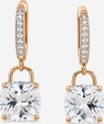 Secret Stones Earrings 'Elegance' in White: front