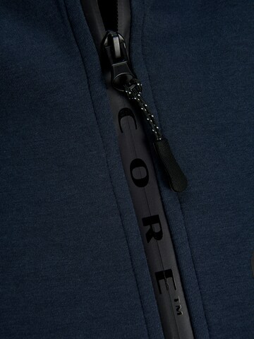 JACK & JONES Zip-Up Hoodie in Blue