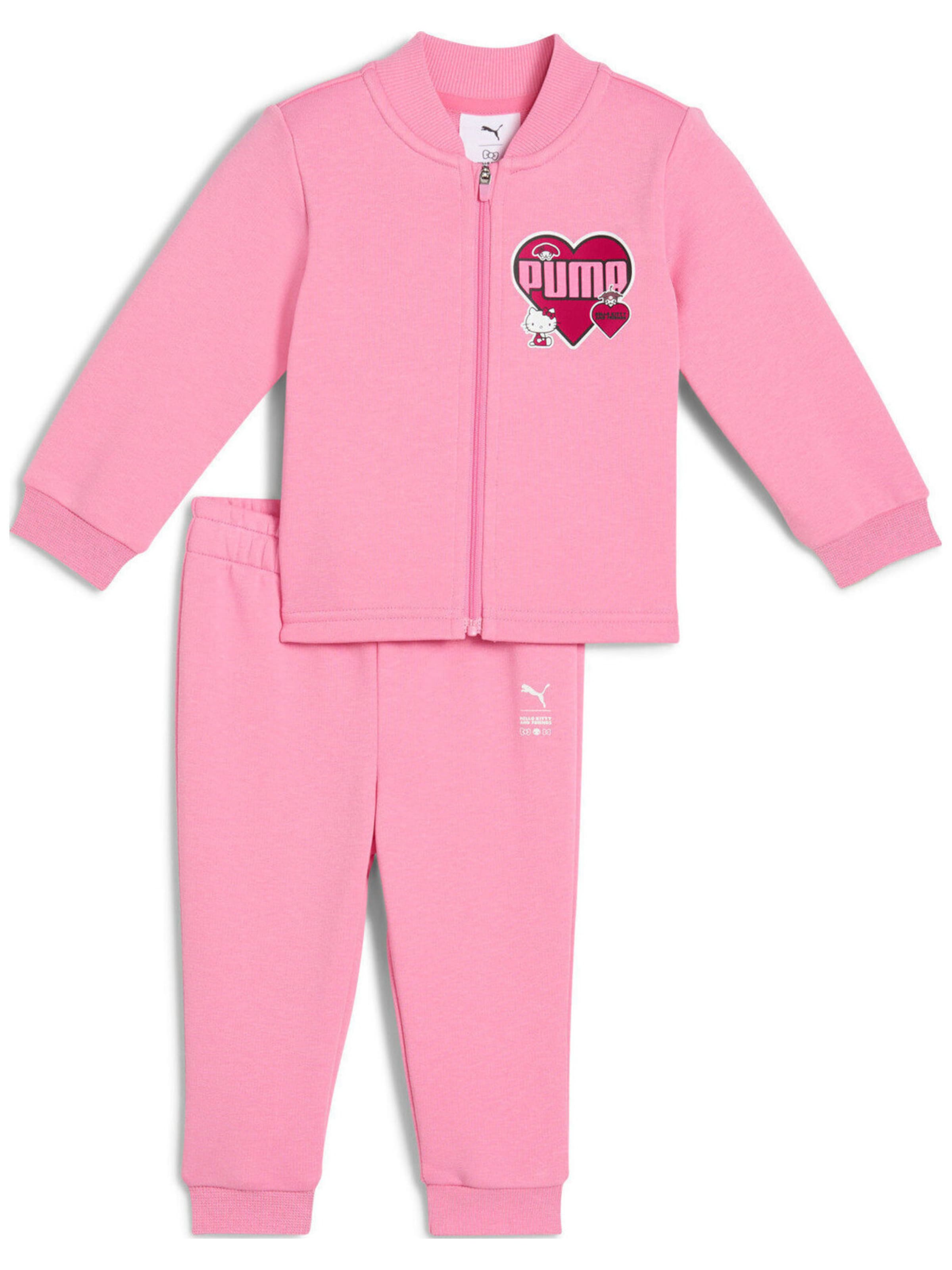 PUMA Sweat jacket in Pink: front