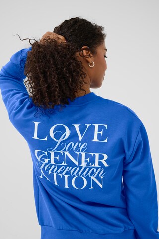 Kaffe Sweatshirt 'Berta' in Blauw